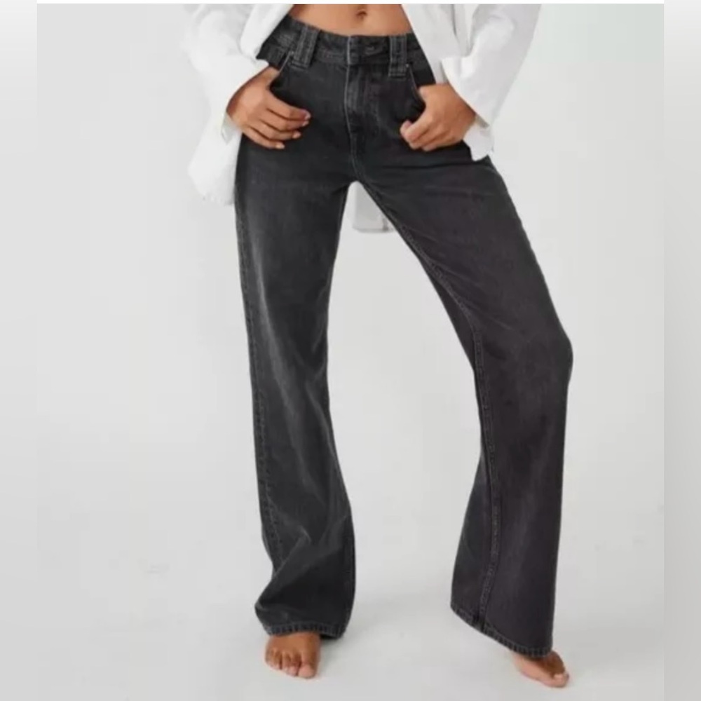 We the free, 31”, 100% cotton, Ava high rise boot cut blue jeans.